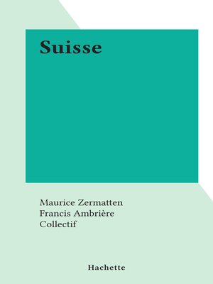 cover image of Suisse